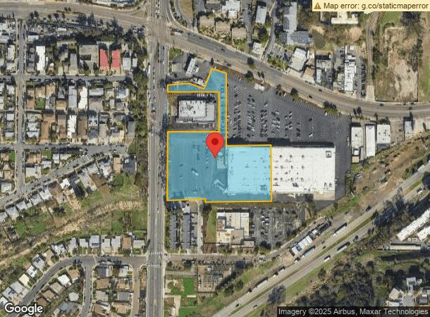  5403 University Ave, San Diego, CA Parcel Map