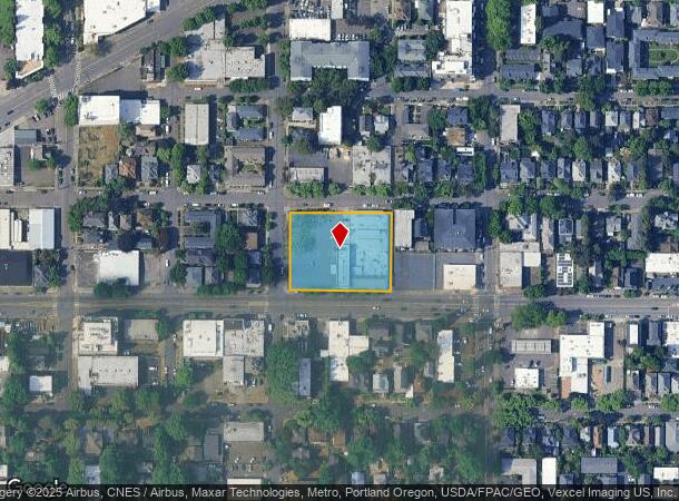  1847 E Burnside St, Portland, OR Parcel Map