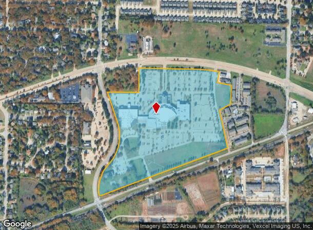  2300 E University Dr, Denton, TX Parcel Map