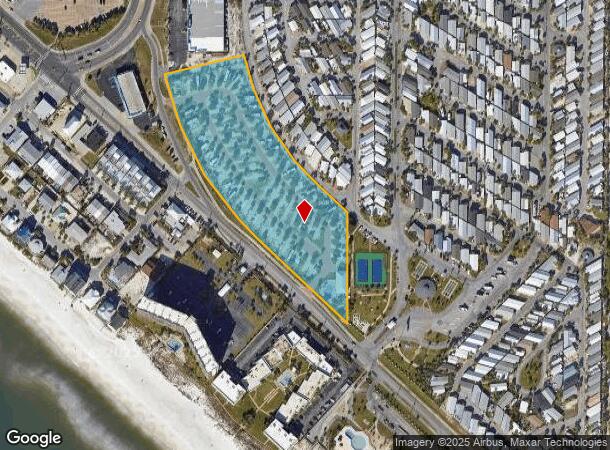  4702 Thomas Dr, Panama City, FL Parcel Map