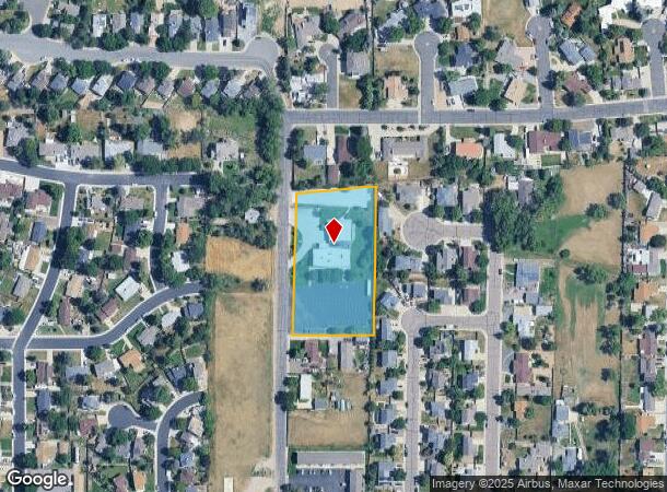  6550 Tennyson St, Arvada, CO Parcel Map