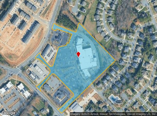 9900 Poplar Tent Rd, Concord, NC Parcel Map