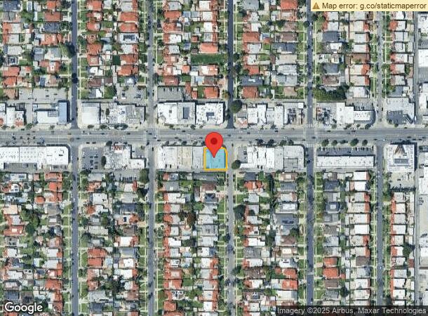  7250 Beverly Blvd, Los Angeles, CA Parcel Map