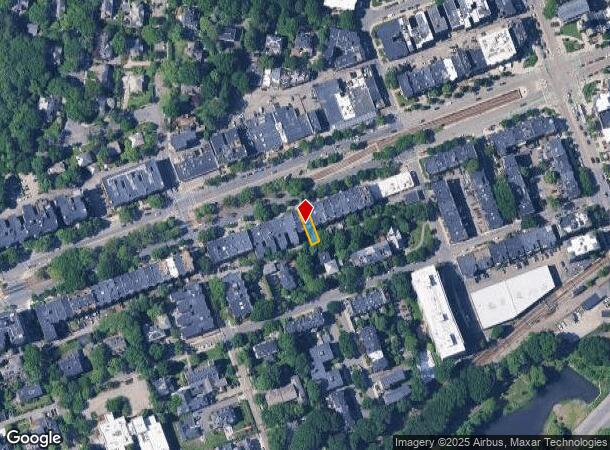  1027 Beacon St, Brookline, MA Parcel Map