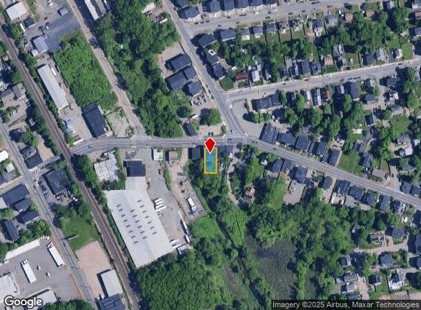  107 Ames St, Brockton, MA Parcel Map