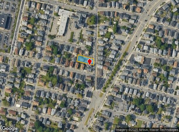  837 2Nd St, Fall River, MA Parcel Map