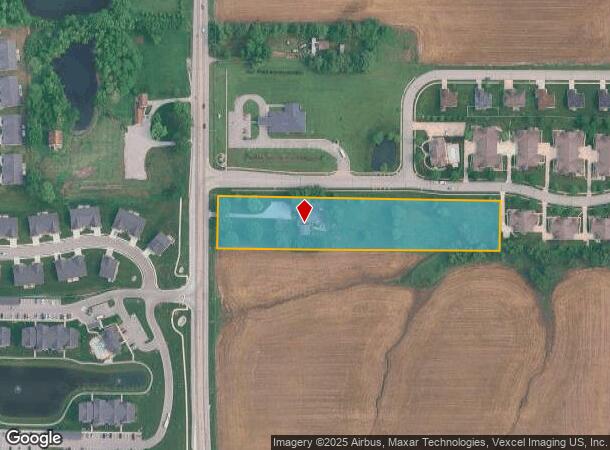 1038 Hartman Ln, O Fallon, IL Parcel Map