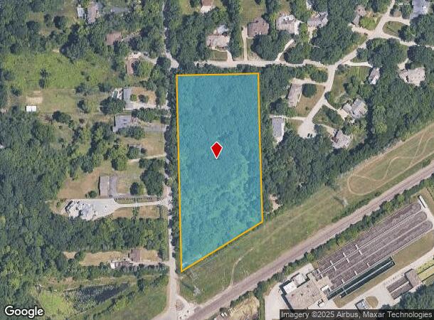  9500 S Madison St, Burr Ridge, IL Parcel Map