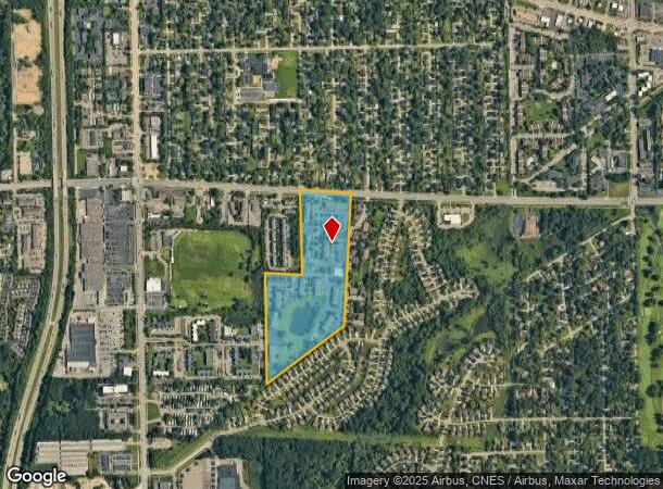  3089 Woodland Hills Dr, Ann Arbor, MI Parcel Map