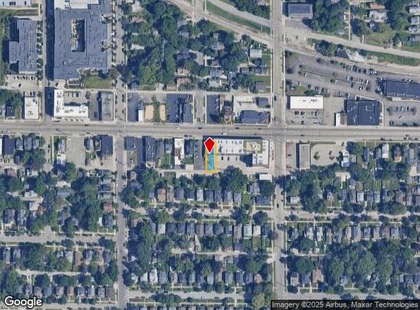 732 Michigan St Ne, Grand Rapids, MI Parcel Map