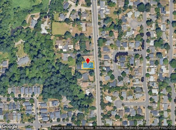  1809 Se Brookwood Ave, Hillsboro, OR Parcel Map