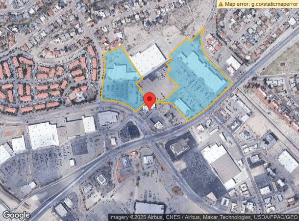  655 Sunland Park Dr, El Paso, TX Parcel Map