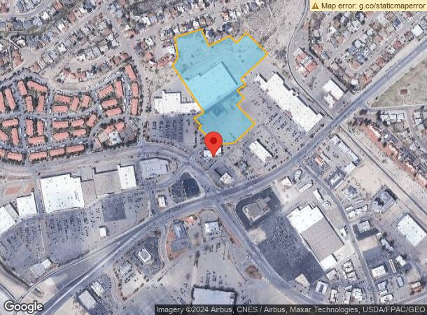  655 Sunland Park Dr, El Paso, TX Parcel Map