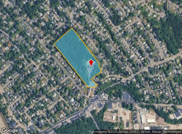 338 Elm St, Braintree, MA Parcel Map