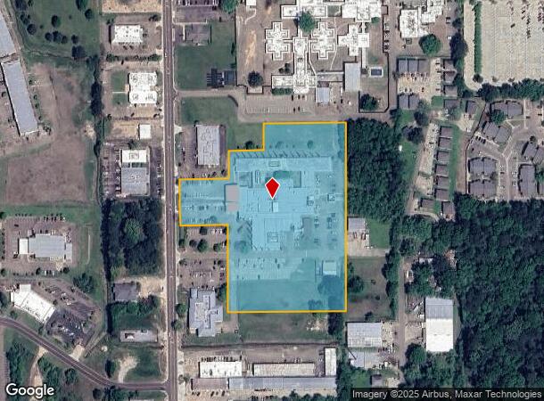  1026 N Flowood Dr, Flowood, MS Parcel Map