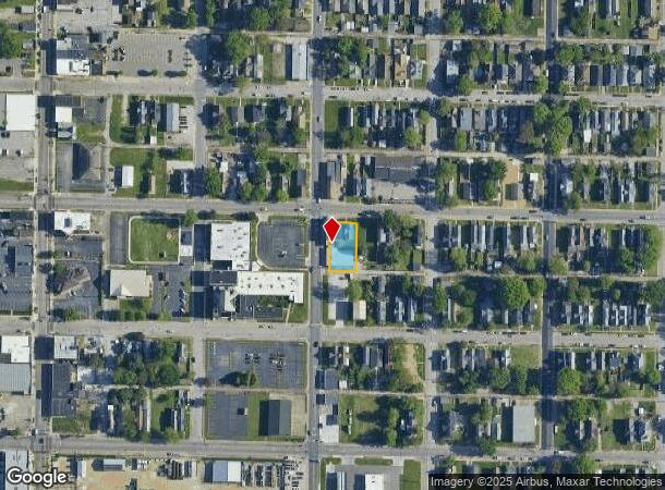  201 E Virginia St, Evansville, IN Parcel Map