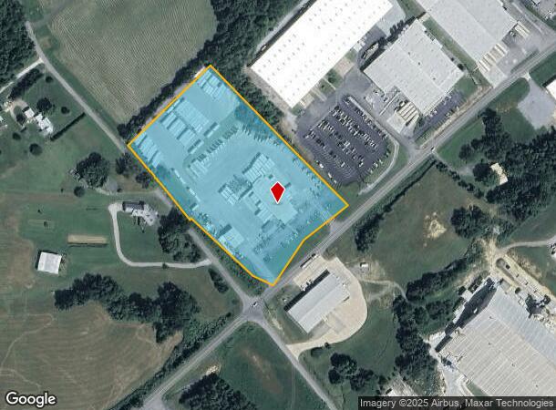  1605 Industrial Rd, Greeneville, TN Parcel Map