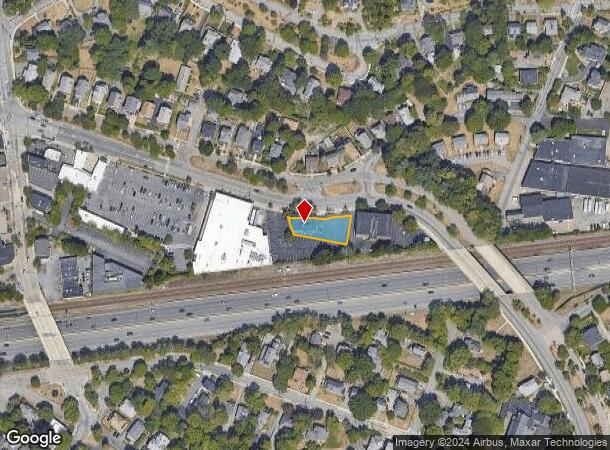  2020 Commonwealth Ave, Auburndale, MA Parcel Map