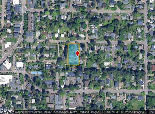  2724 Sw Custer St, Portland, OR Parcel Map