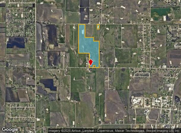 1094 January Ln, Ponder, TX Parcel Map