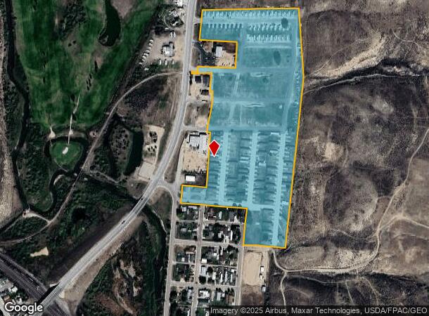 310 Us Highway 189, Kemmerer, WY Parcel Map