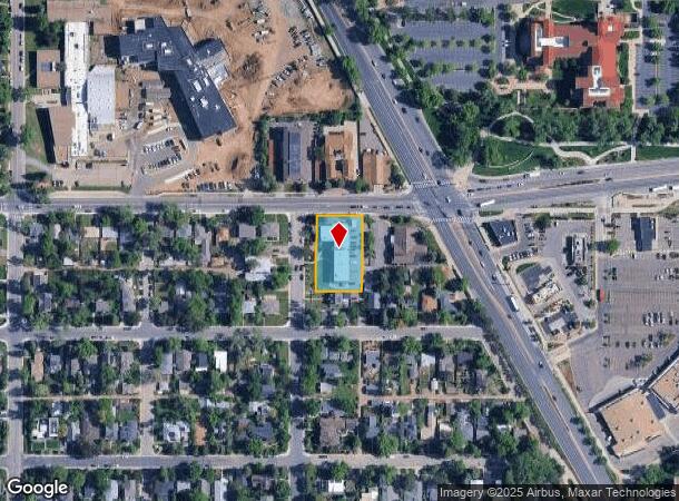  676 22Nd St, Boulder, CO Parcel Map