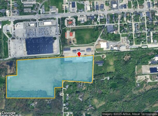  100 S Muessing St, Indianapolis, IN Parcel Map