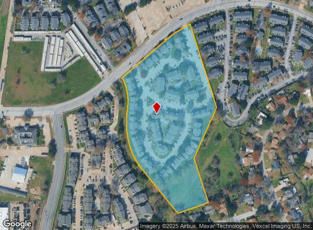 2933 Cliffridge Ln, Fort Worth, TX Parcel Map