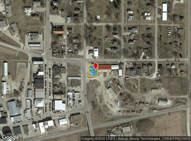  129 Clay St, Brooklyn, IA Parcel Map