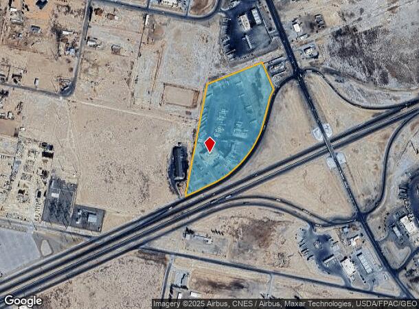 100 E Pinehurst St, Pecos, TX Parcel Map