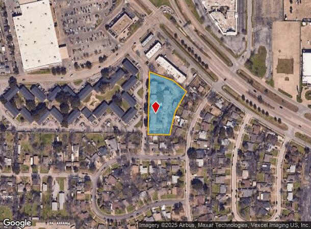 1900 Cloverleaf Ln, Irving, TX Parcel Map