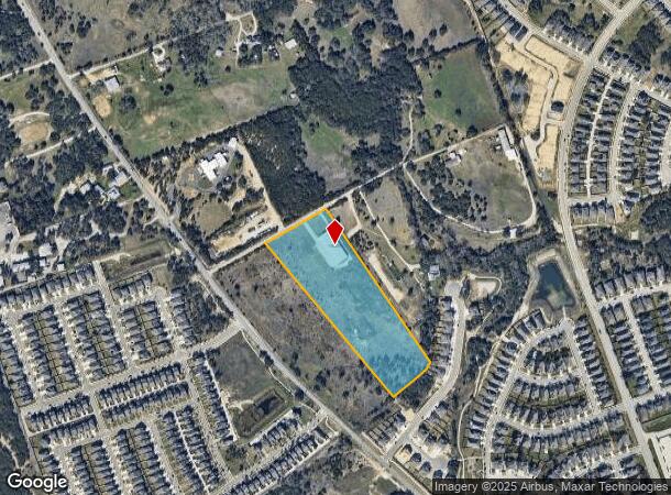  80 Mockingbird Hl, Leander, TX Parcel Map