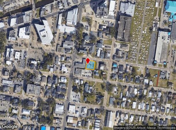  712 Belanger St, Houma, LA Parcel Map