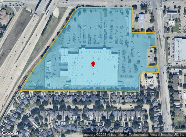  18121 Marsh Ln, Dallas, TX Parcel Map