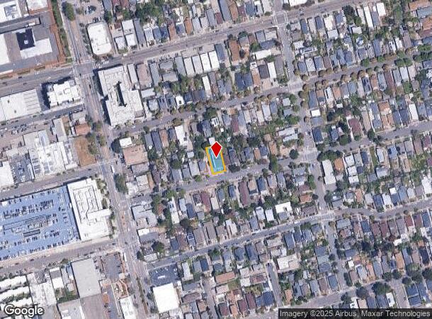 1217 Haskell St, Berkeley, CA Parcel Map