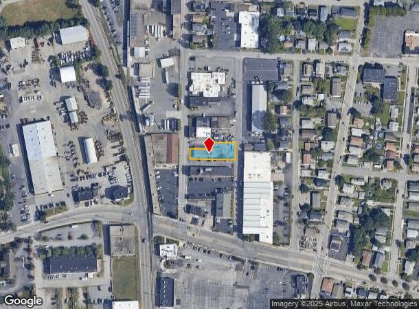  25 Mendon Ave, Pawtucket, RI Parcel Map