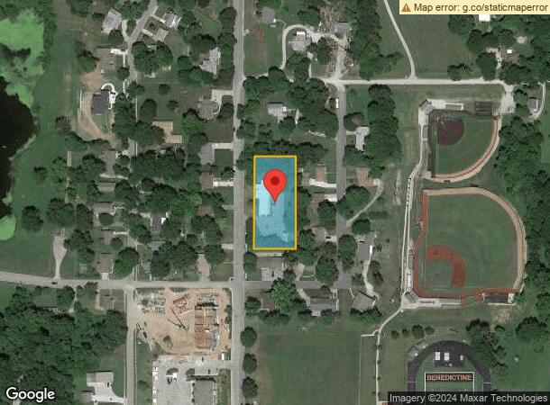  1412 N 2Nd St, Atchison, KS Parcel Map