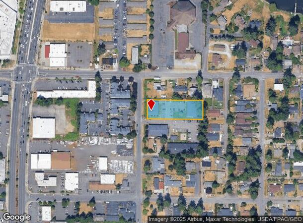 1813 S 308Th Ct, Federal Way, WA Parcel Map