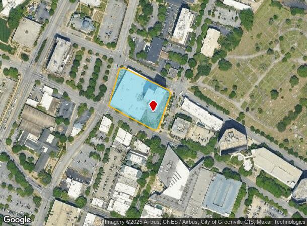 301 N Main St, Greenville, SC Parcel Map