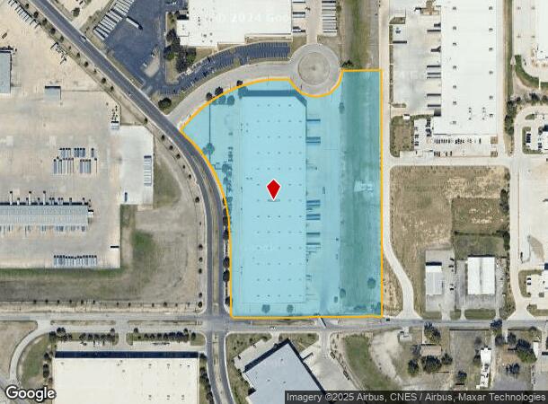  1510 Cornerway Blvd, San Antonio, TX Parcel Map