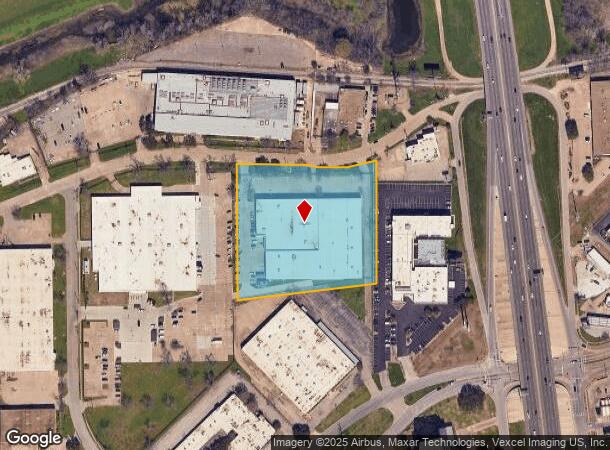  1520 Round Table Dr, Dallas, TX Parcel Map