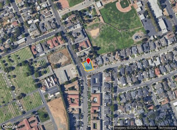  1295 Manchester Dr, Santa Clara, CA Parcel Map