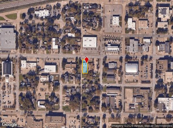  1110 Main St, Garland, TX Parcel Map