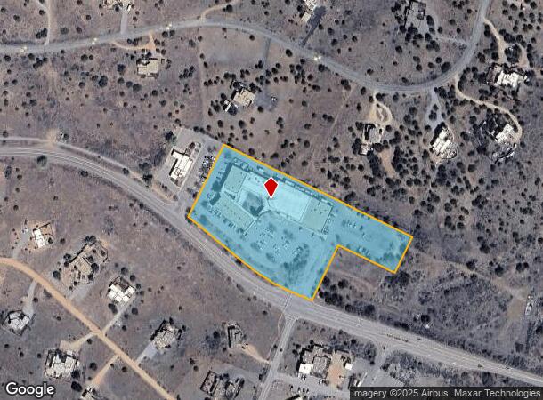  7 Avenida Vista Grande, Santa Fe, NM Parcel Map