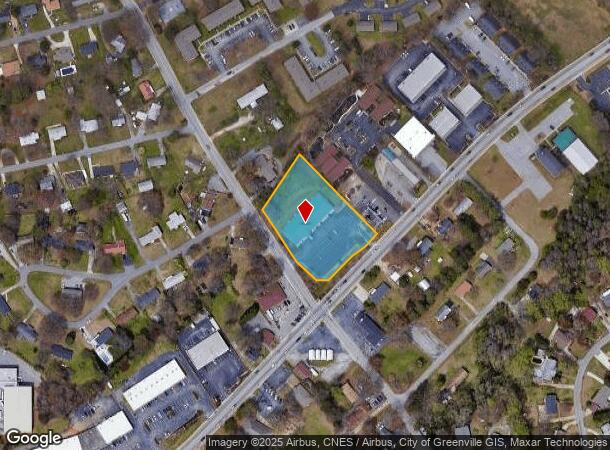 203 E Butler Rd, Mauldin, SC Parcel Map
