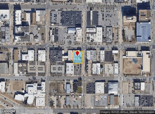  700 W Sheridan Ave, Oklahoma City, OK Parcel Map