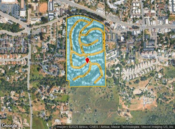  2055 Arnold Way, Alpine, CA Parcel Map