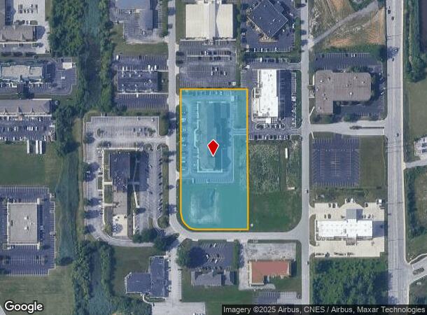  8415 Louisiana St, Merrillville, IN Parcel Map