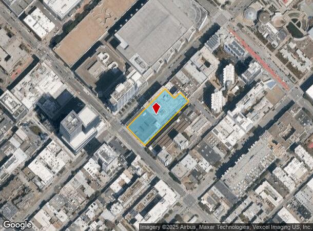 881 Howard St, San Francisco, CA Parcel Map