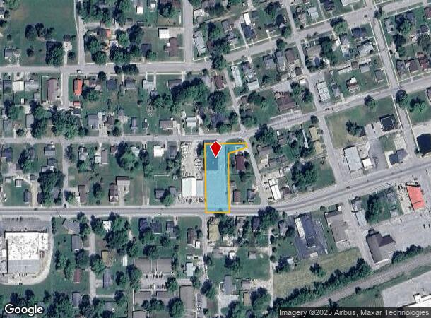 1119 W Main St, Mitchell, IN Parcel Map